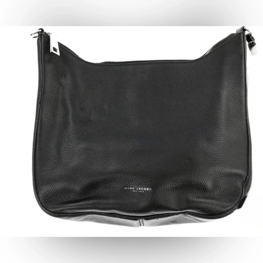 Marc Jacobs Womens Gotham Casual Leather Hobo Bag Solid Black